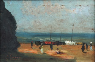 Lote 170: TORMO, José 'BARCAS DE PESCADORES'