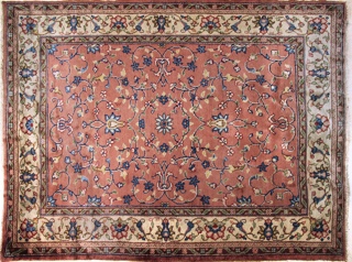 Lote 389: GRAN ALFOMBRA DE LANA TEJIDA A MANO.  GRAN ALFOMBRA DE LANA TEJIDA A MANO. 