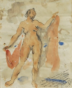 Lote 128: LAGOS, Alberto 'DESNUDO'