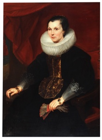 Lote 24: DE VOS, Cornelis 'PORTRAIT DE LA PRINCESSE DE BELVEDERE'