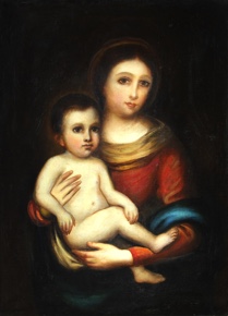 Lote 93: 'VIRGEN CON NIÑO' 'VIRGEN CON NIÑO'