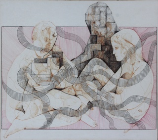 Lote 161: KNOP, Naum 'FIGURAS' 