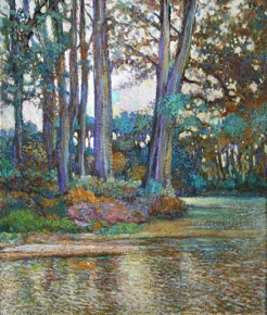 Lote 65: PRINS, Enrique 'PAISAJE CON BOSQUE' 