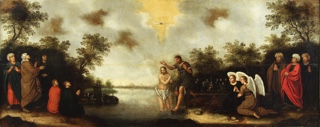 Lote 54: ANONIMO 'BAUTISMO DE CRISTO' 