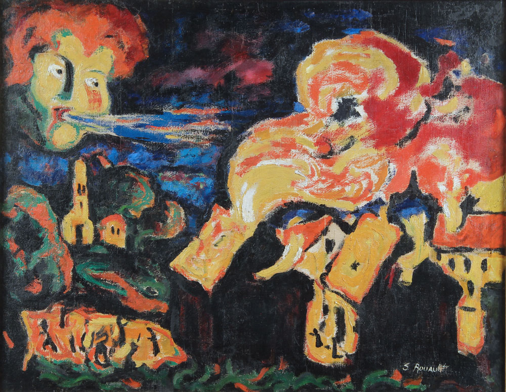 ROUAULT, Georges 'L'INCENDIE'