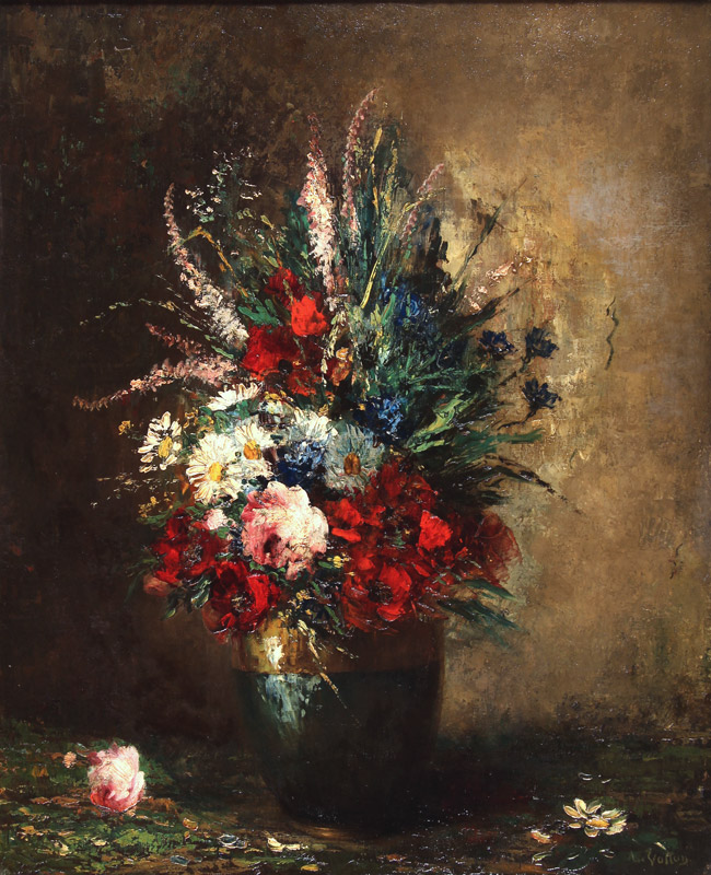 VOLLON, Antoine 'VASE AUX FLEURS'