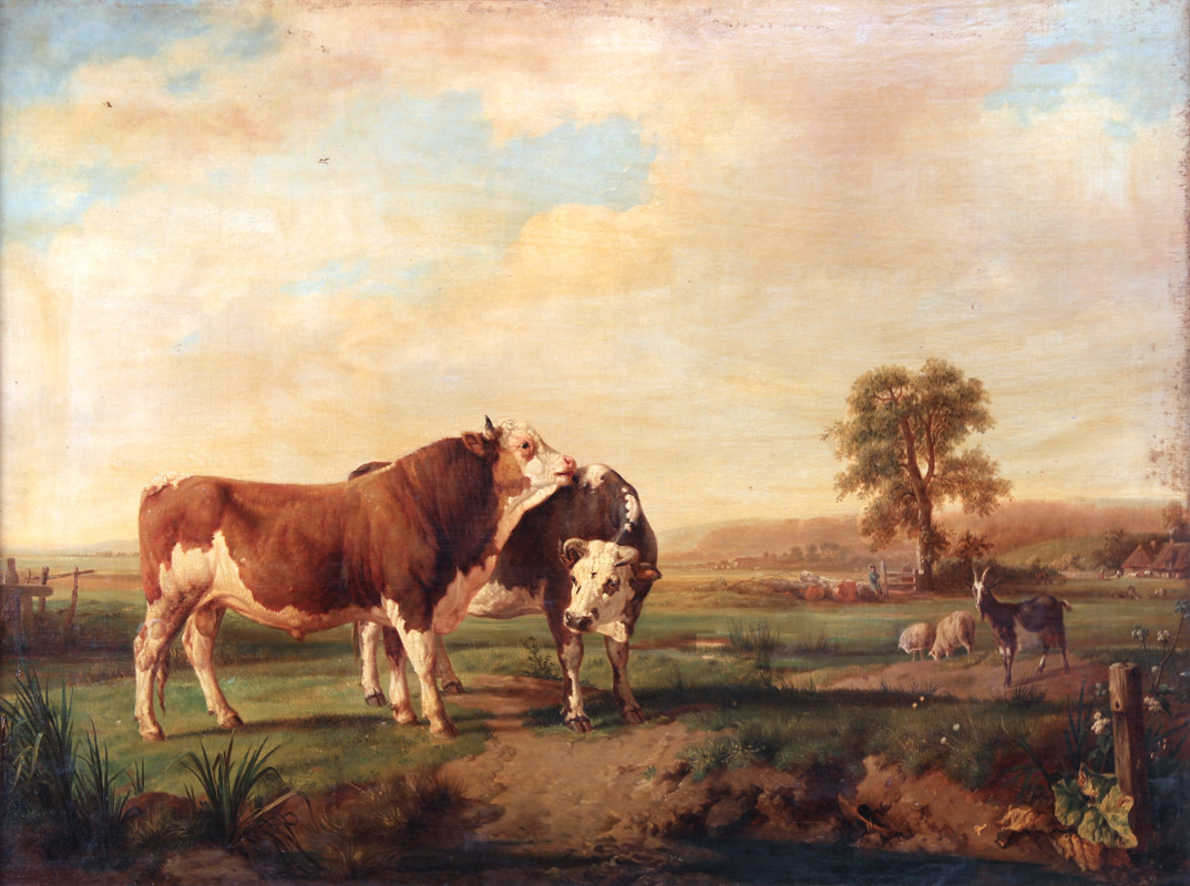 BRASCASSAT, Jacques Raymond 'SCENE CHAMPÊTRE'