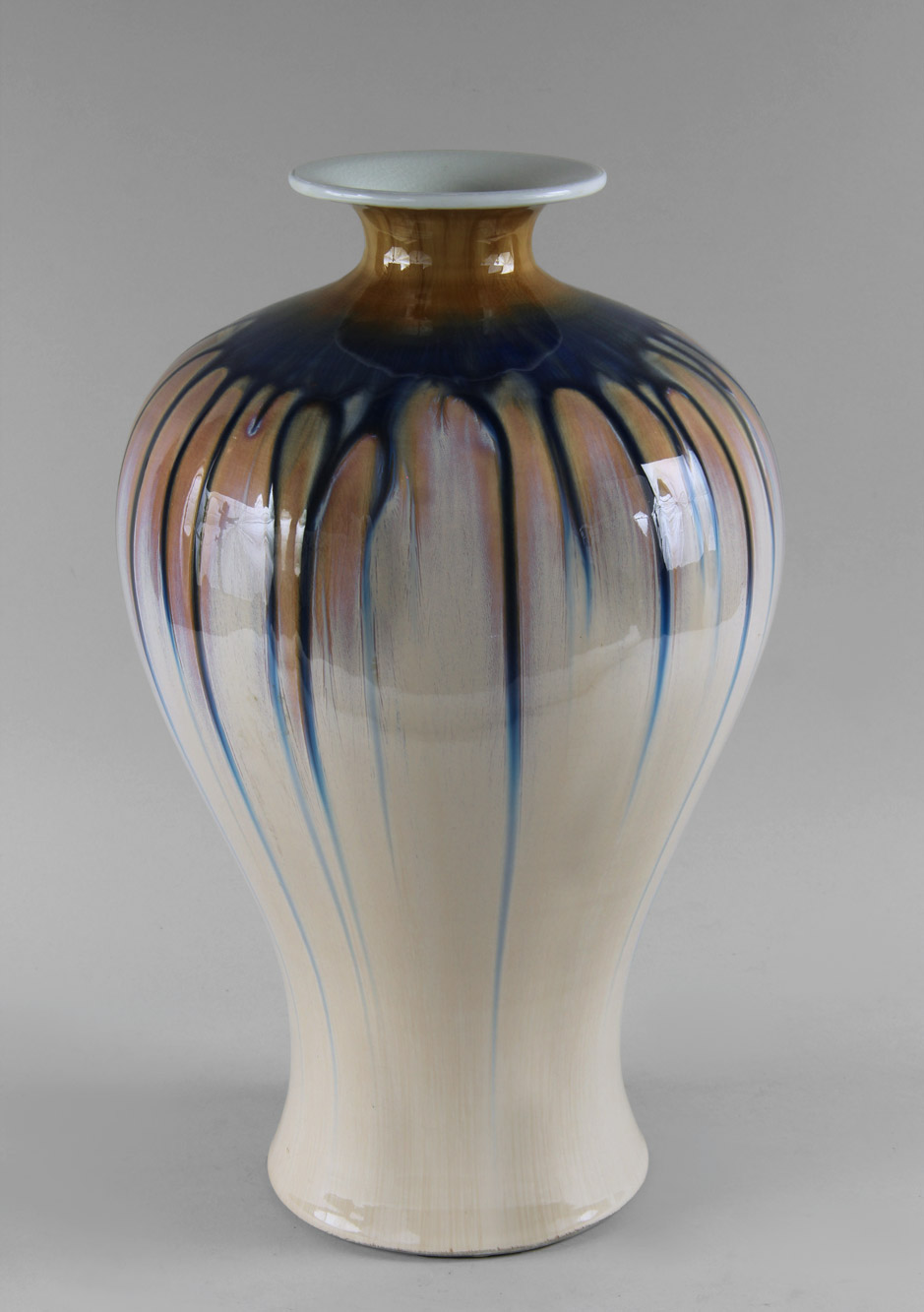  VASO CHINO DE PORCELANA ESMALTADA.