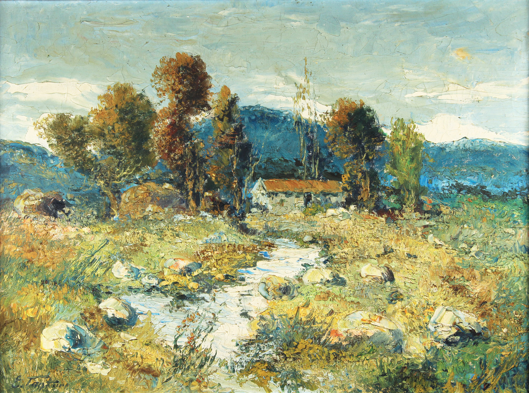  'PAISAJE CON RANCHO' 