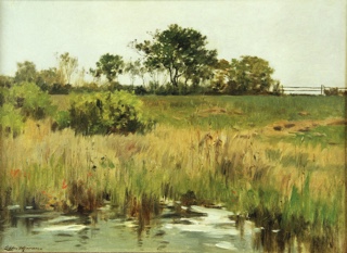 Lote 110: MORAN, León  'PAISAJE DE CAMPO' 