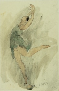 Lote 165: RODIN, René Francois Auguste 'BAILARINA' 