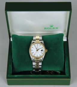 Lote 433: RELOJ PULSERA MARCA ROLEX MODELO OYSTER PERPETUAL DATE. RELOJ PULSERA MARCA ROLEX MODELO OYSTER PERPETUAL DATE.