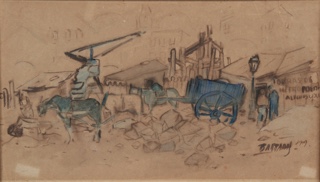 Lote 48: BARRADAS, Rafael 'CABALLOS Y CARRETAS' 