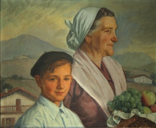 Lote 71: KAPEROTXIPI, Mauricio Flores 'ANCIANA CON NIÑO' 