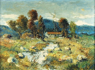 Lote 151: 'PAISAJE CON RANCHO'  'PAISAJE CON RANCHO' 
