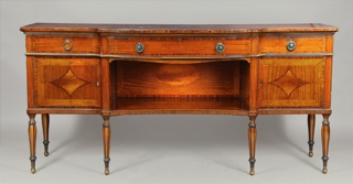 Lote 219: ANTIGUO SIDEBOARD INGLES EDUARDIANO.  ANTIGUO SIDEBOARD INGLES EDUARDIANO. 