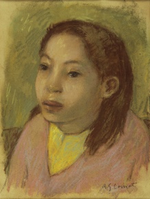 Lote 81: GOMEZ CORNET, Ramón 'RETRATO DE NIÑA' 