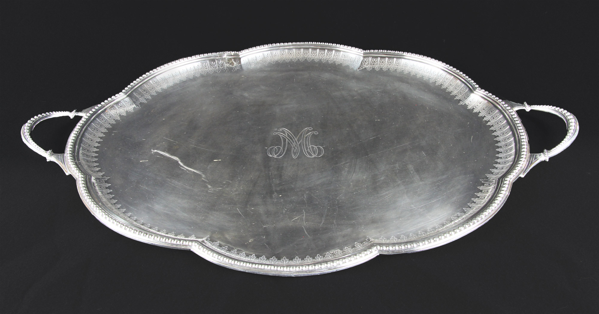  BANDEJA OVAL DE PLATA AUSTRIACA 900 SELLADA. 