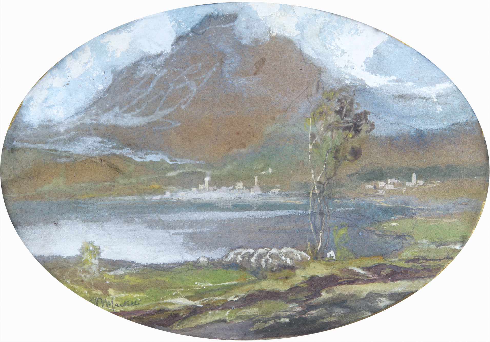  'PAISAJE CON LAGO'