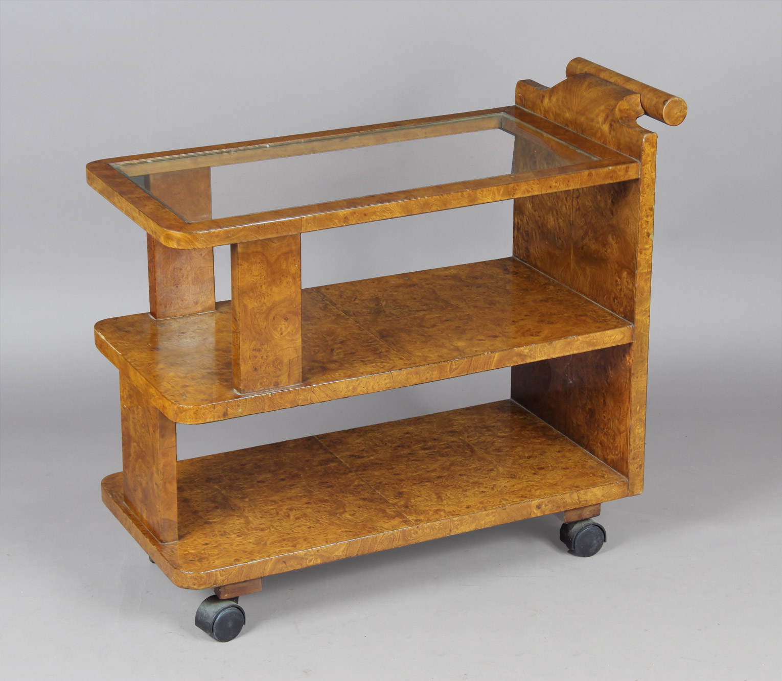  PEQUEÑA MESA CARRITO FRANCESA DE ESTILO ART DECO. 