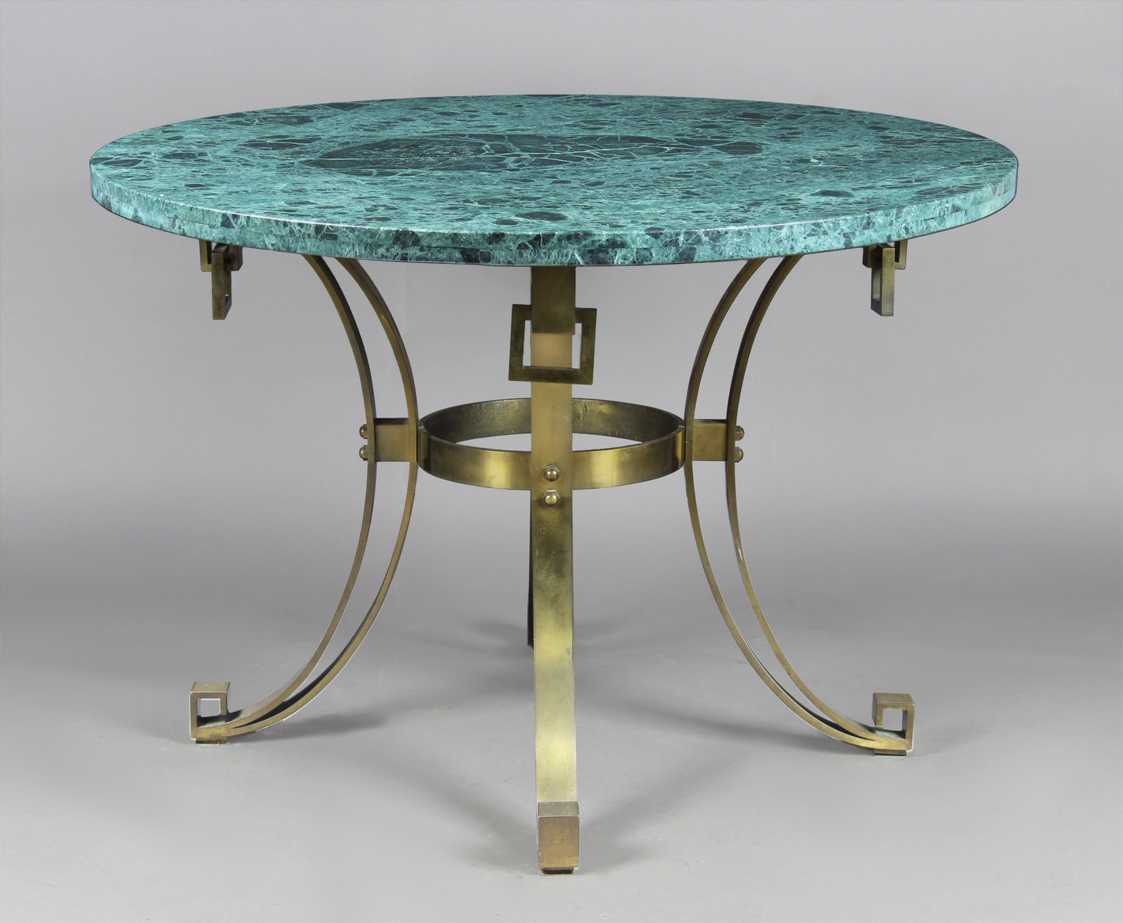  MESA CIRCULAR FRANCESA DE ESTILO ART DECO. 