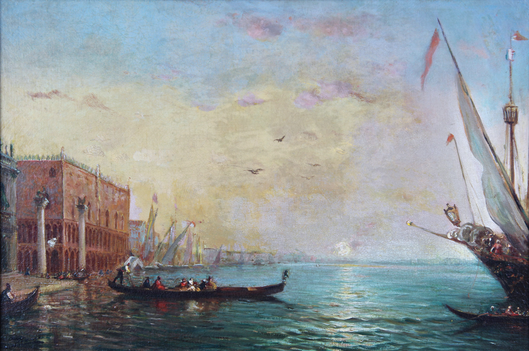 ZIEM, Felix Francois George Philibert 'GRAN CANAL Y PLAZA SAN MARCOS'