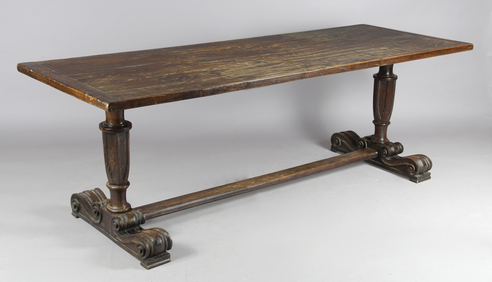  ANTIGUA MESA RECTANGULAR PARA REFECTORIO. 