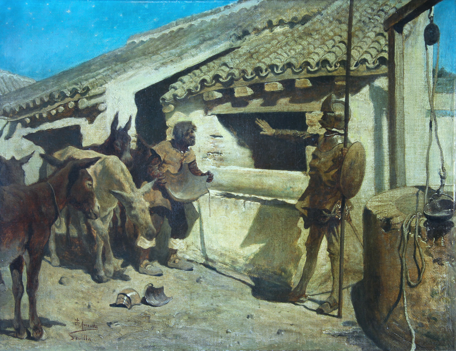 ARANDA Y DELGADO, Francisco 'ESCENA DEL QUIXOTE'