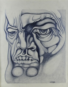 Lote 77: CARPANI, Ricardo 'PERFIL DE HOMBRE'
