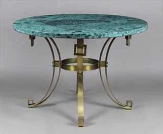 Lote 157: MESA CIRCULAR FRANCESA DE ESTILO ART DECO.  MESA CIRCULAR FRANCESA DE ESTILO ART DECO. 