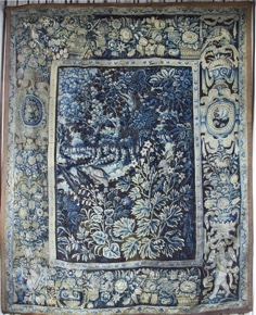 Lote 349: ANTIGUA TAPICERIA FRANCESA VERDURE SIGLO XVIII.  ANTIGUA TAPICERIA FRANCESA VERDURE SIGLO XVIII. 