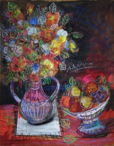 Lote 71: COGORNO, Santiago  'FLORES Y FRUTAS' 