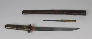 Lote 437: ANTIGUO SABLE JAPONES KATANA DE MADERA Y LACA. ANTIGUO SABLE JAPONES KATANA DE MADERA Y LACA.
