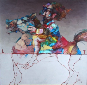 Lote 40: LUDUEÑA, Jorge 'DE CABALGANTES Y CABALGADURAS'