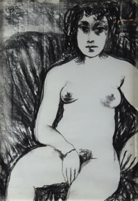 Lote 82: PRESAS, Leopoldo 'DESNUDO MUJER'