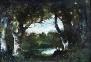 Lote 34: DIAZ DE LA PEÑA, Narcisse Virgile 'BOSQUE DE FONTAINEBLEAU'