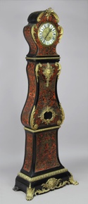 Lote 152: ANTIGUO GRANDFATHER CLOCK FRANCES ESTILO BOULLE.  ANTIGUO GRANDFATHER CLOCK FRANCES ESTILO BOULLE. 