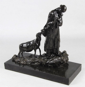 Lote 406: ARPESANI, Lina 'MATERNIDAD POR DOS'