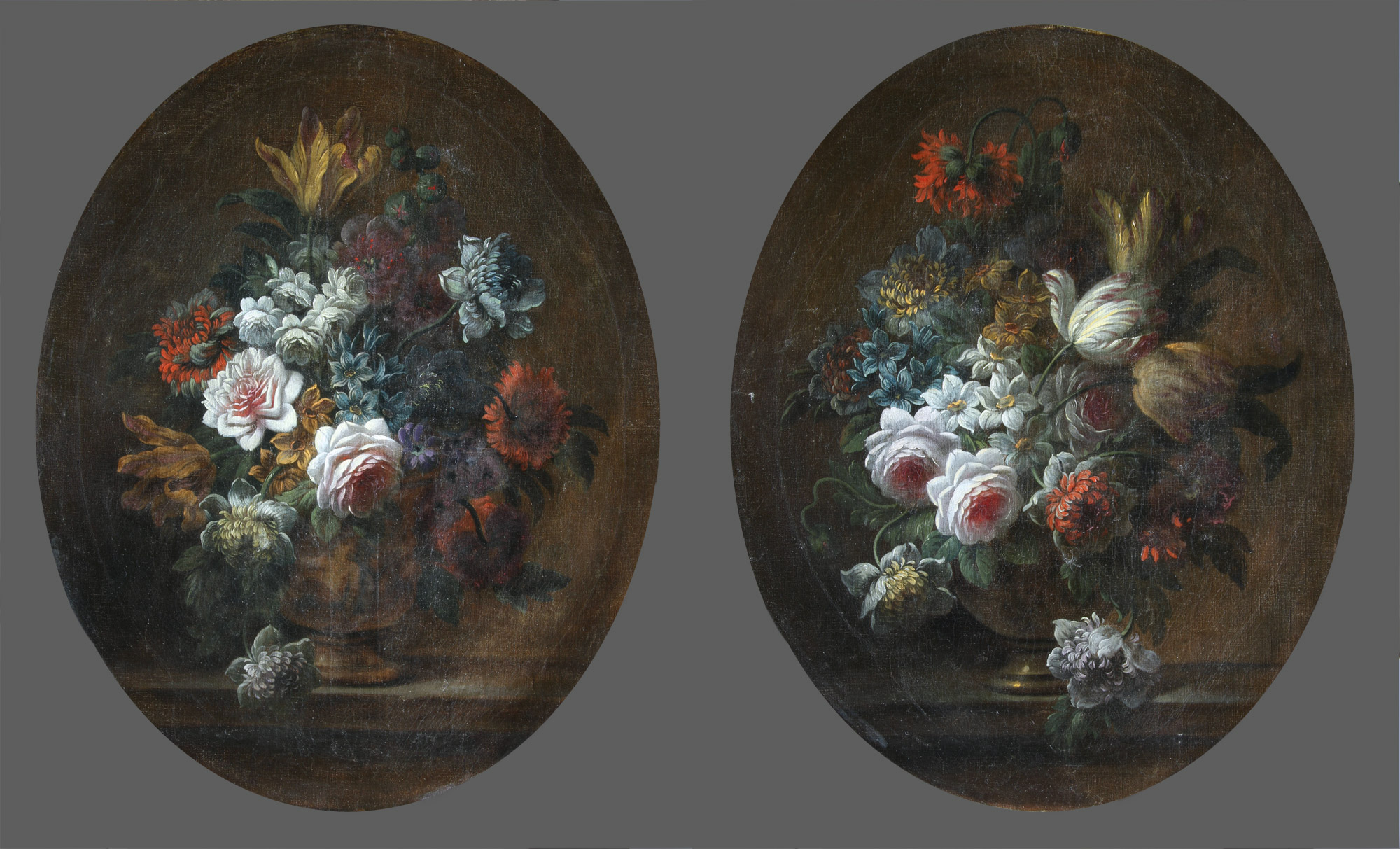 ANONIMO 'VASOS CON FLORES' 