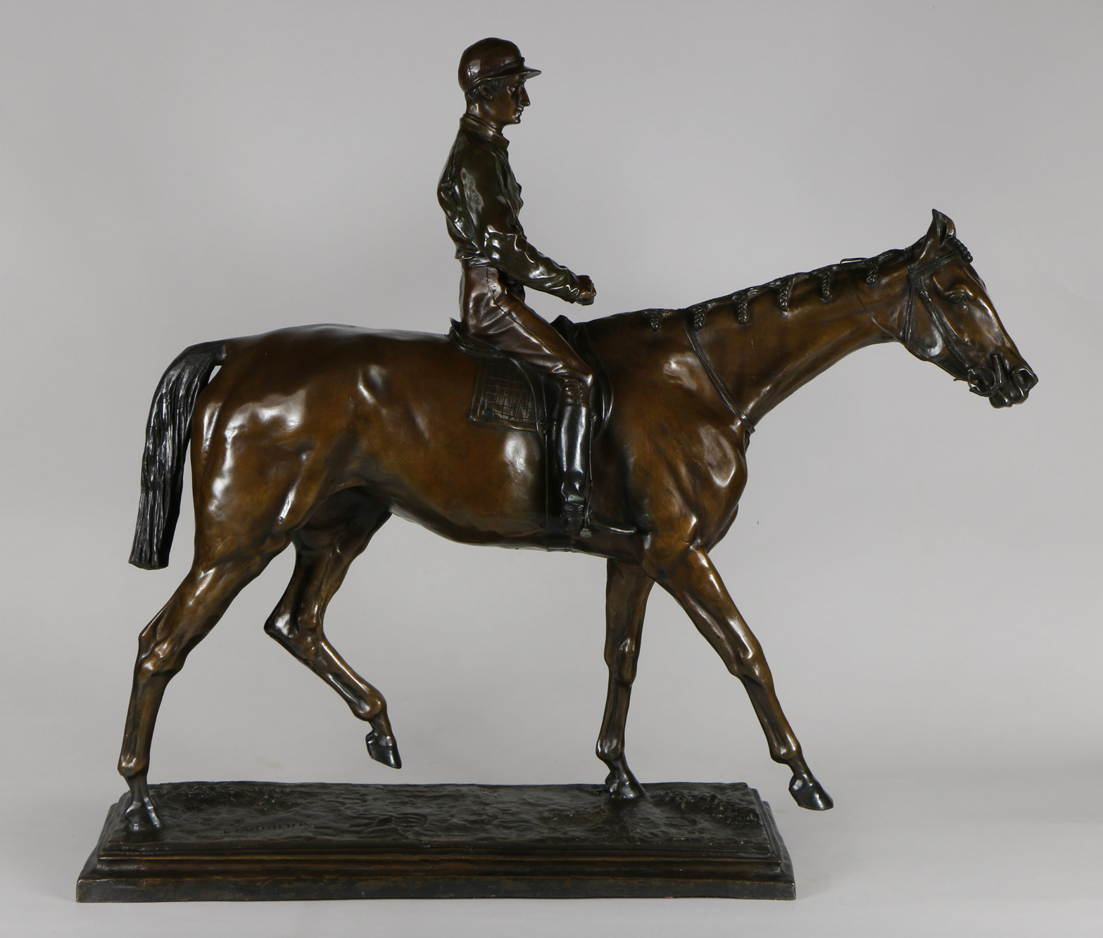BONHEUR, Isidore Jules 'RACE HORSE AND JOCKEY' BONHEUR, Isidore Jules 'RACE HORSE AND JOCKEY'
