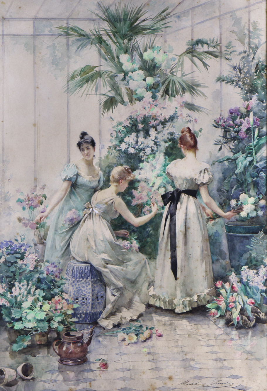 LEMAIRE, Madeleine Jeanne 'MUJERES EN EL INVERNADERO' LEMAIRE, Madeleine Jeanne 'MUJERES EN EL INVERNADERO'