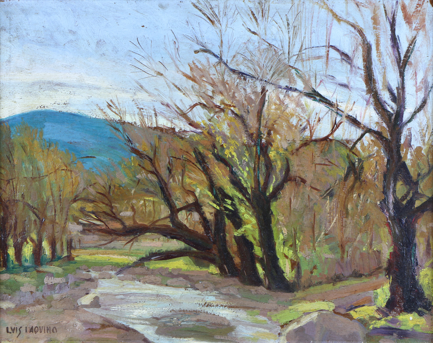 AQUINO, Luis Isabelino de 'PAISAJE SERRANO' 