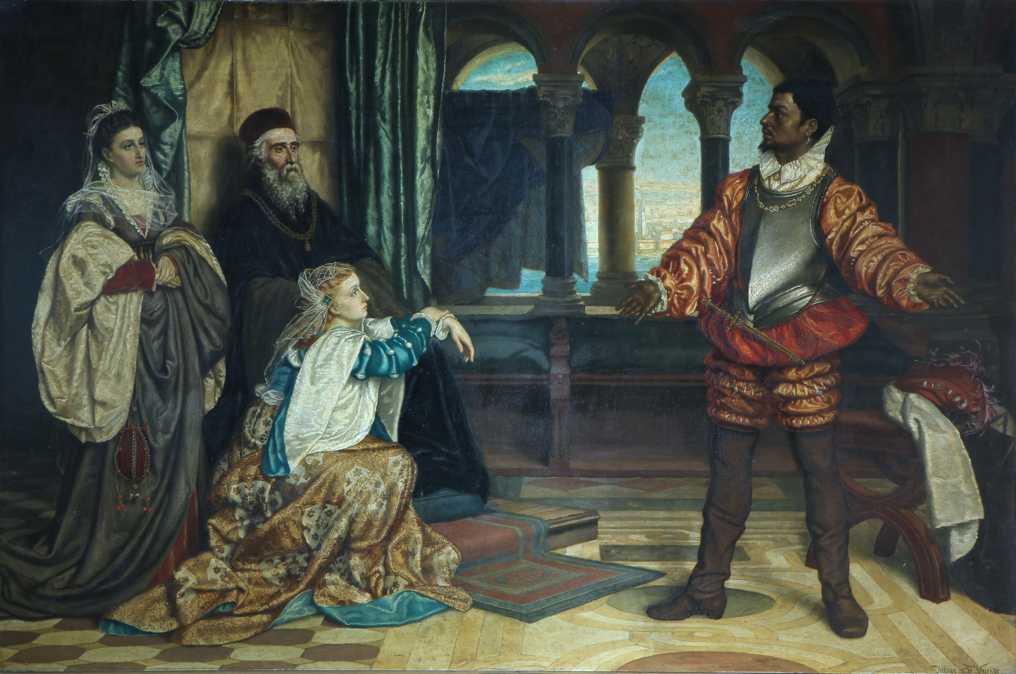 DE VRIENDT, Juliaan 'ESCENA PALACIEGA' 