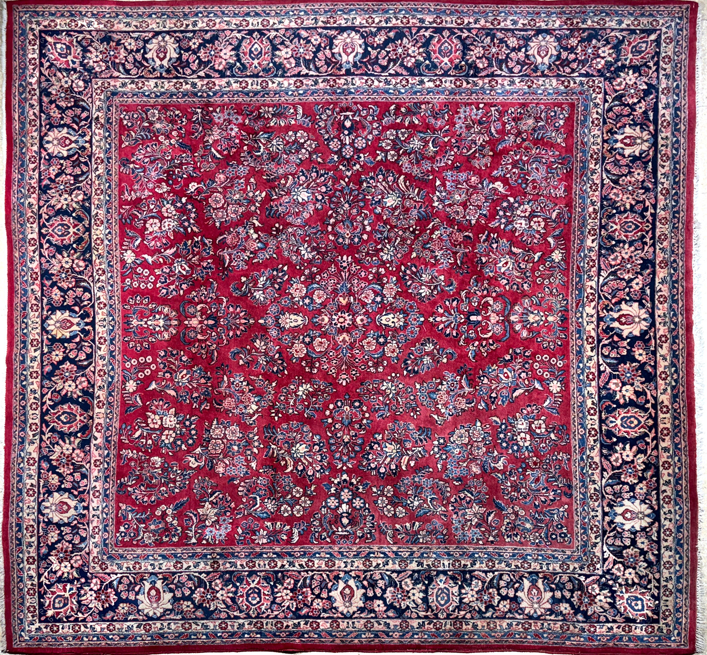  ALFOMBRA PERSA TABRIS DE LANA TEJIDA A MANO. 