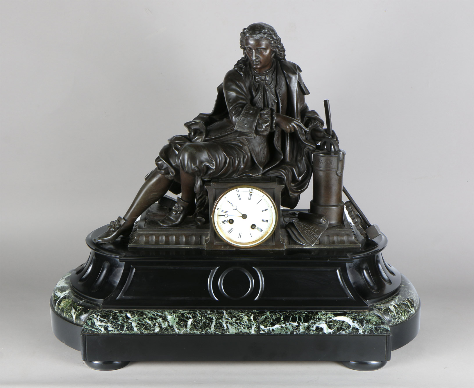  GRAN RELOJ FRANCES DE APOYO SIGLO XIX. 