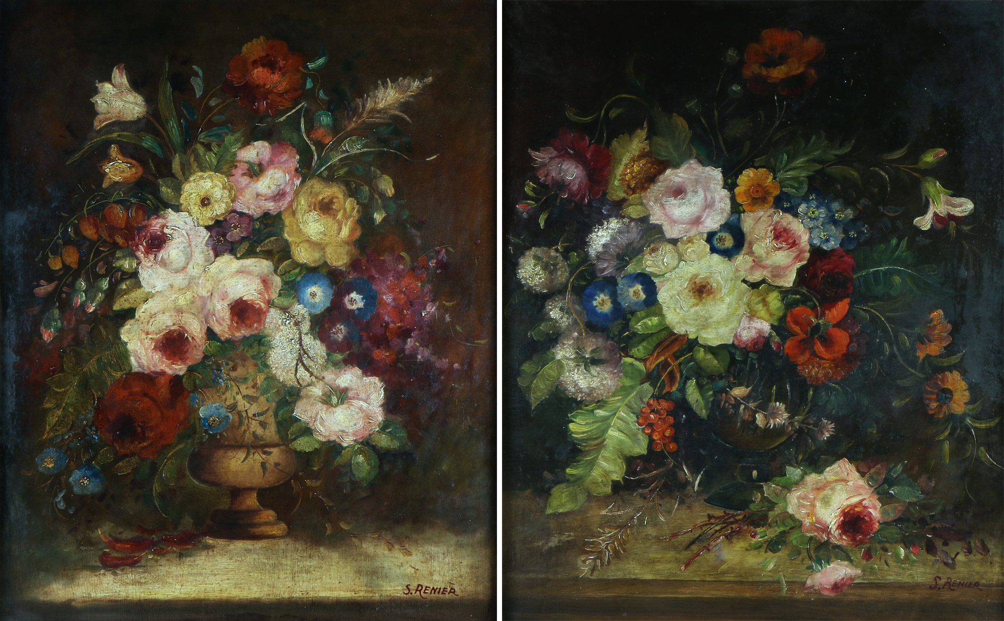  'VASOS CON FLORES' 
