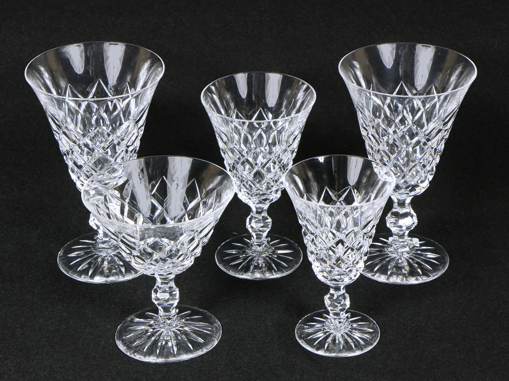 CONJUNTO DE COPAS DE CRISTAL BODA SELLADO. CONJUNTO DE COPAS DE CRISTAL BODA SELLADO.
