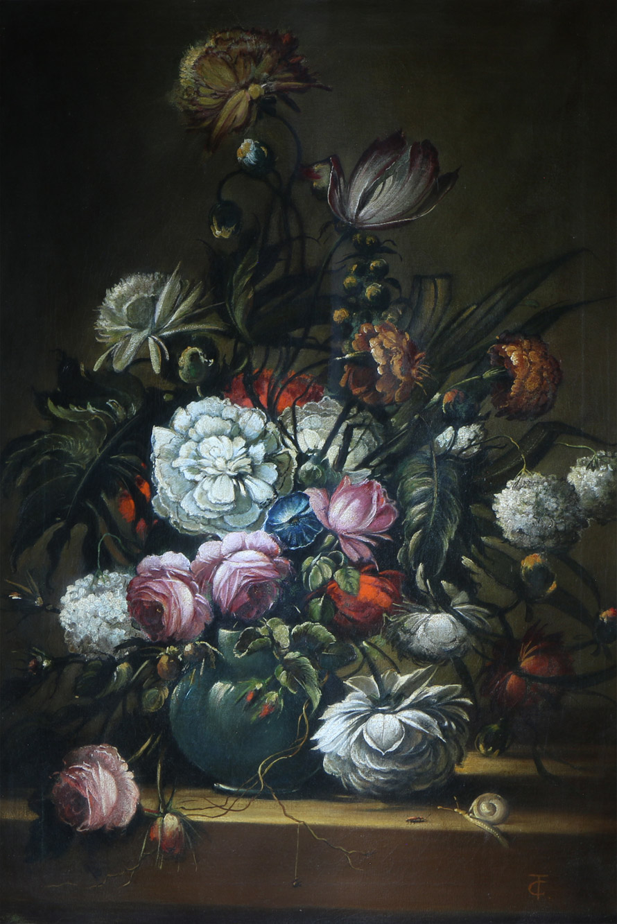  'VASO CON FLORES' 
