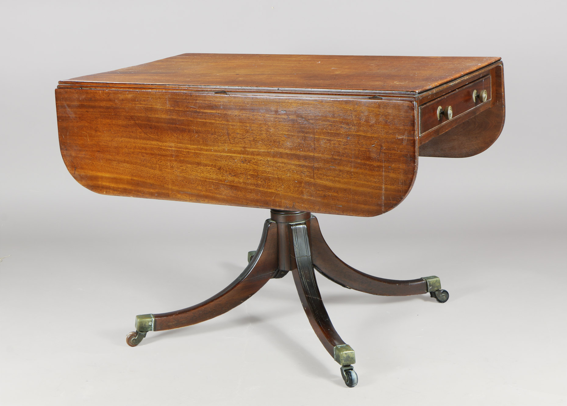  ANTIGUA 'DROP LEAF TABLE' INGLESA GUILLERMO IV. 