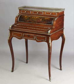 Lote 194: ANTIGUO ESCRITORIO FRANCES ESTILO LUIS XV PARA DAMA.  ANTIGUO ESCRITORIO FRANCES ESTILO LUIS XV PARA DAMA. 